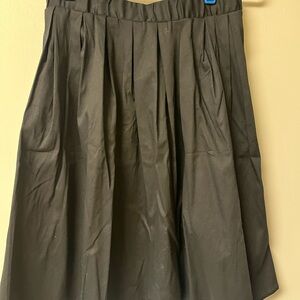 Chic Black A-Line Skirt